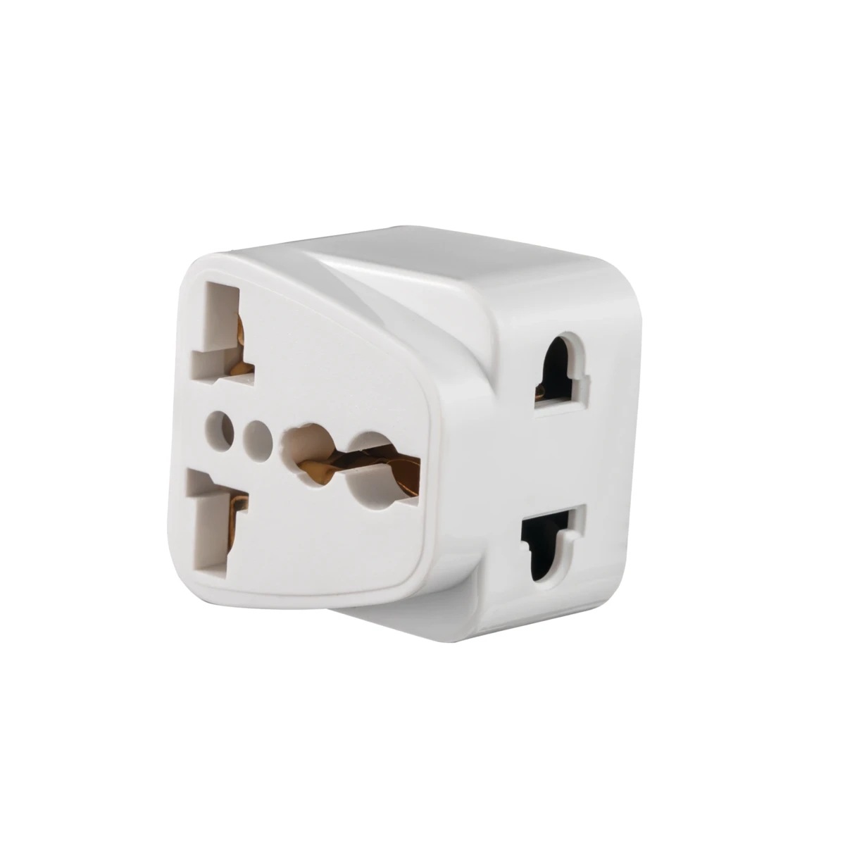 Ổ cắm du lịch MPE chân cắm dẹp - tròn