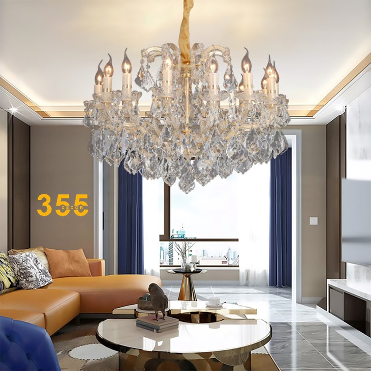 Đèn chùm Pha Lê Nến 355 Decor DC5285