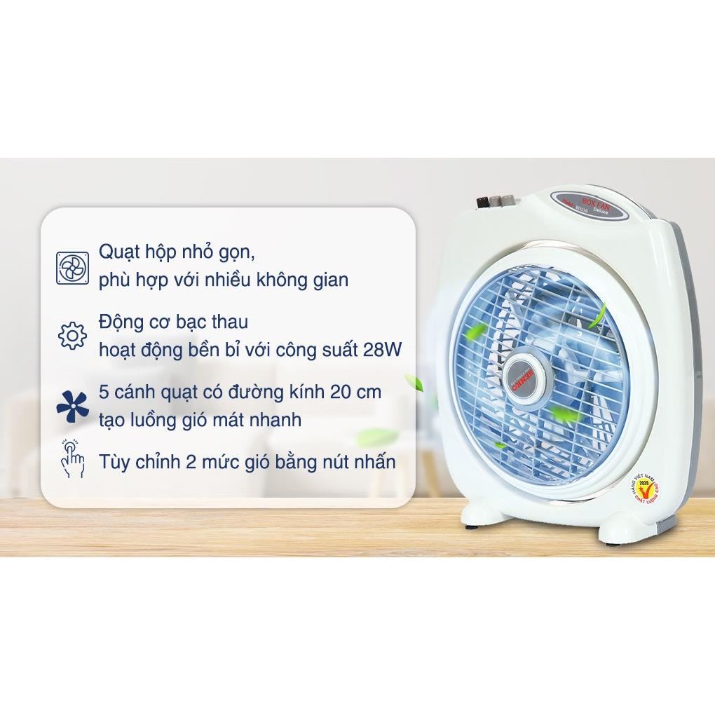 Quạt điện Senko hộp bàn đảo 2 Tấc