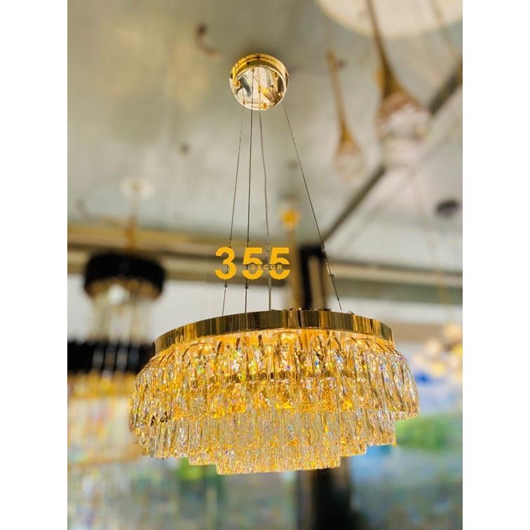 Đèn treo pha lê K9 355 Decor TPL8882 LED 3 CĐ