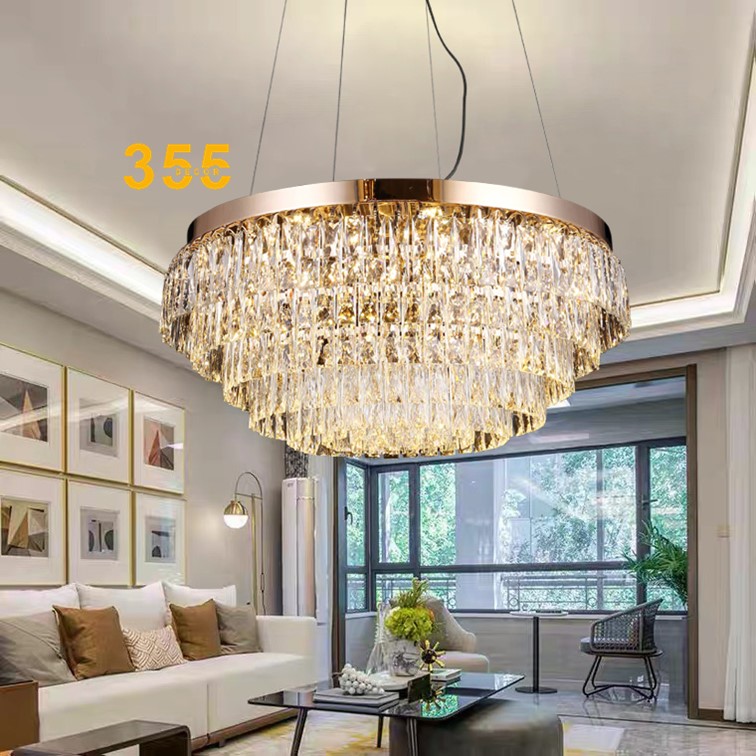 Đèn treo pha lê K9 355 Decor TPL8882 LED 3 CĐ