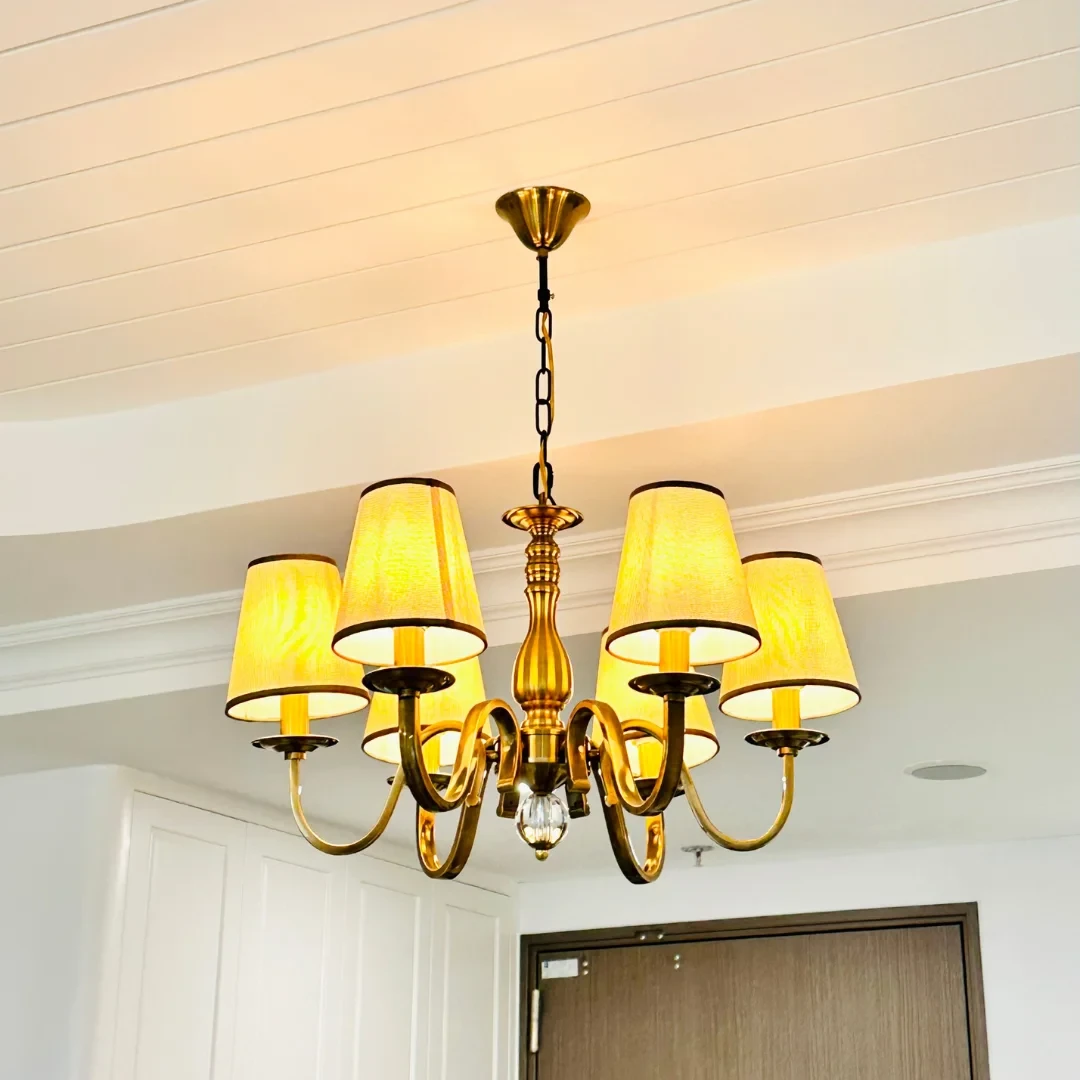 Đèn Chùm Nến Ø670*H370, E14*6