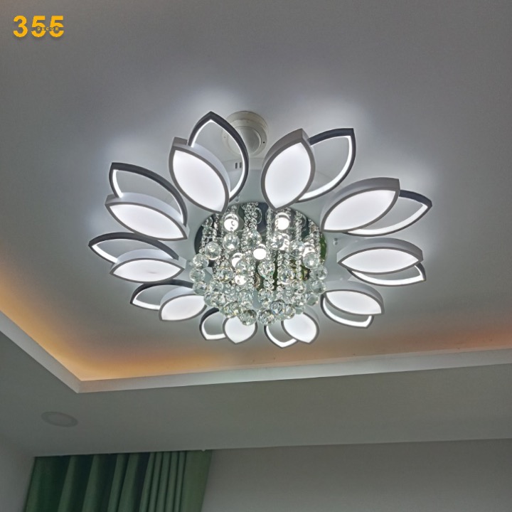 Đèn ốp trần Ø1000, Led 3 CĐ, có remote