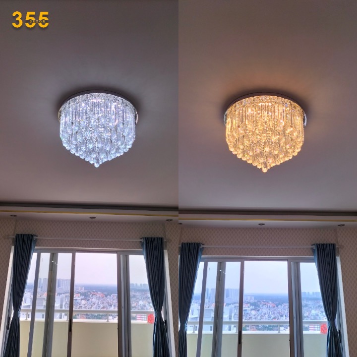 Đèn ốp trần pha lê OTPL40397