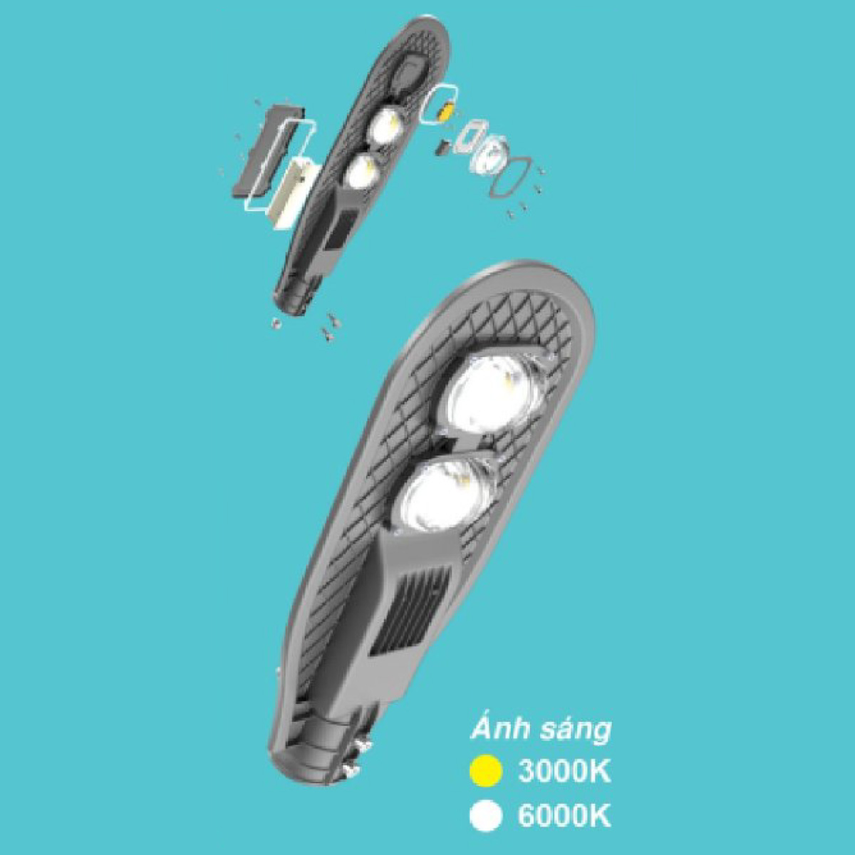 Đèn Đường Led Hufa ánh sáng trắng, vàng