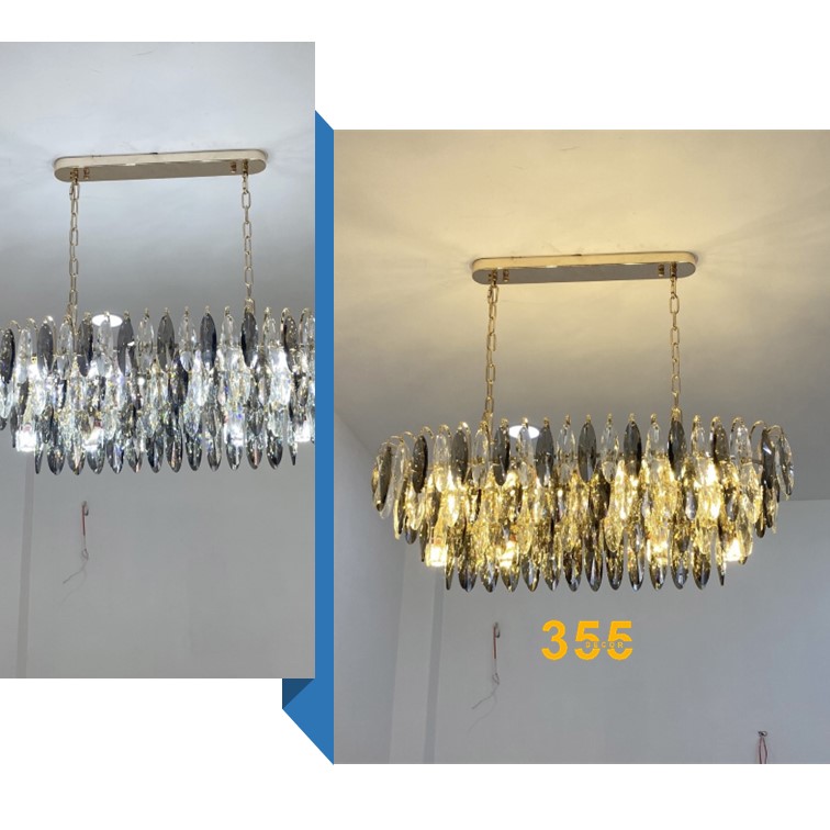 Đèn thả pha lê TPL8163N900