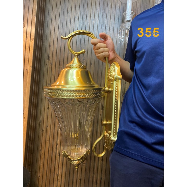 Đèn vách đồng W285*H580 - E27*1