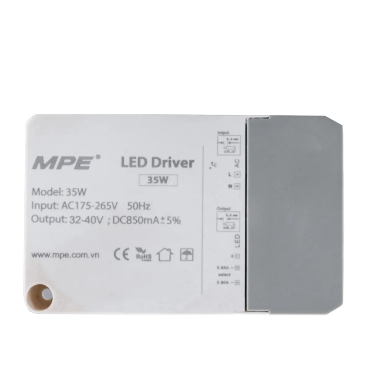 Đèn LED downlight MPE điều chỉnh 35W