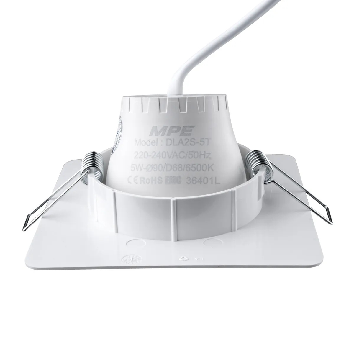 Đèn LED downlight MPE vuông chỉnh hướng DLA2S-5