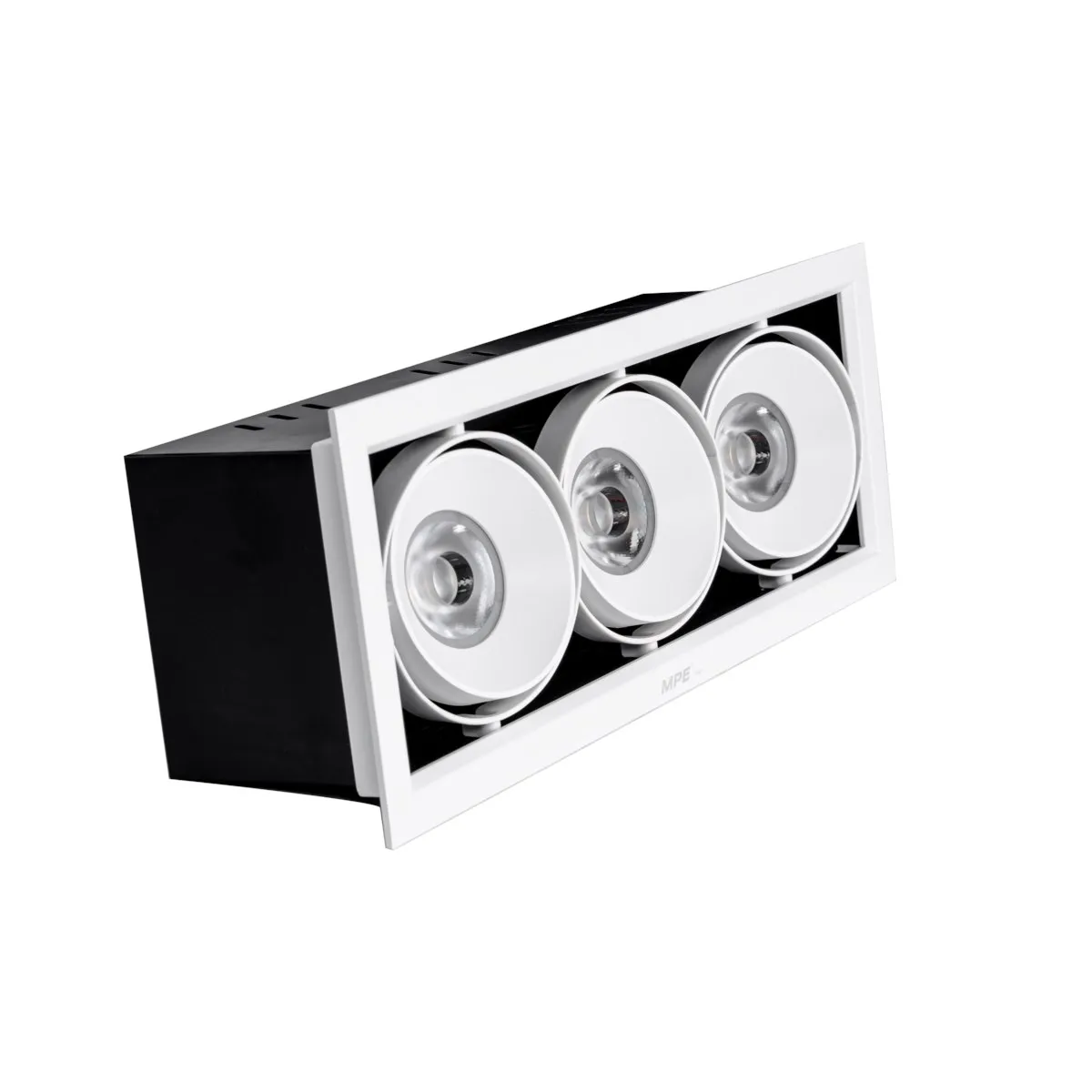 Đèn LED downlight MPE mặt vông 20W (3 bóng)
