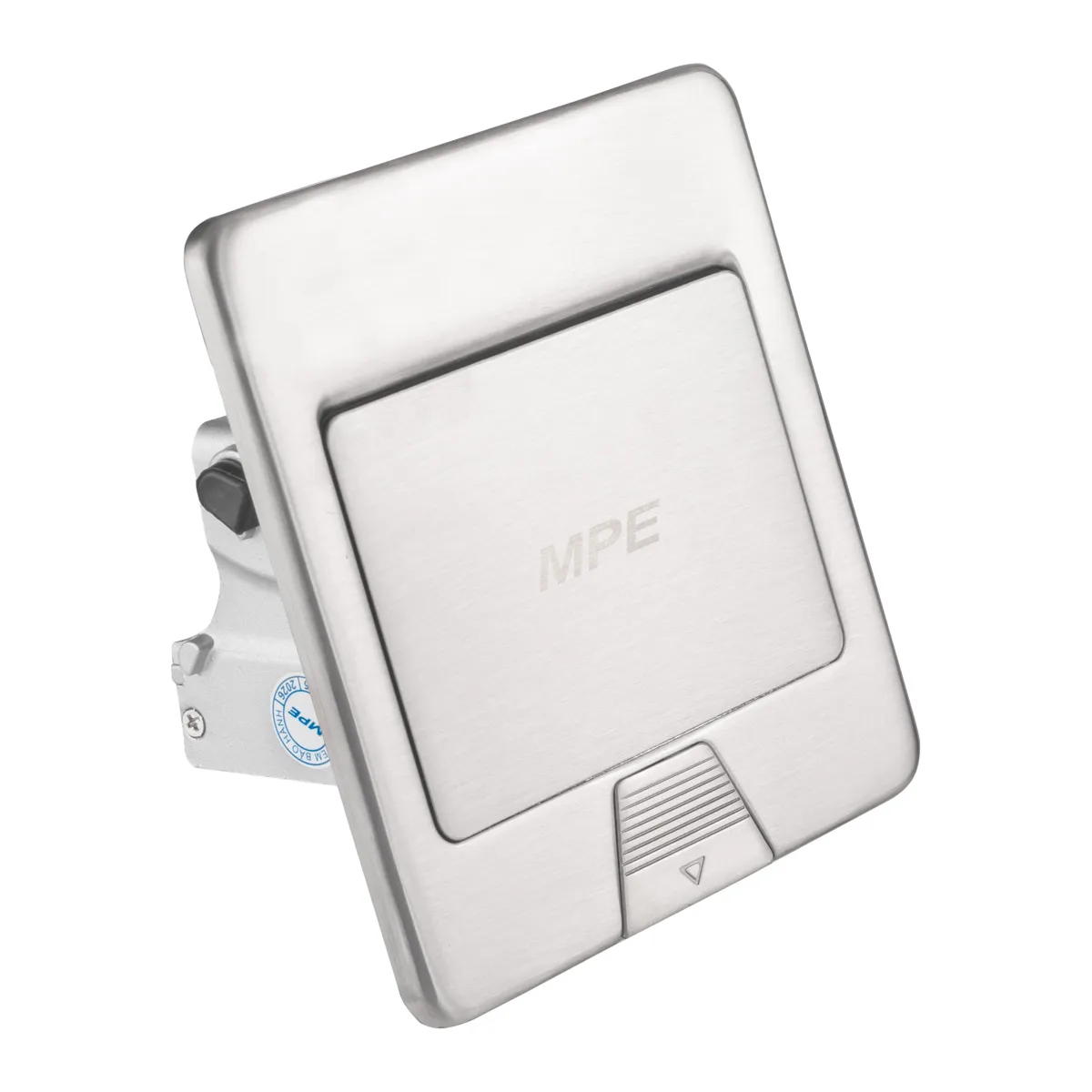 Ổ cắm âm sàn MPE F2A-60 kiểu vuông màu xám MPE