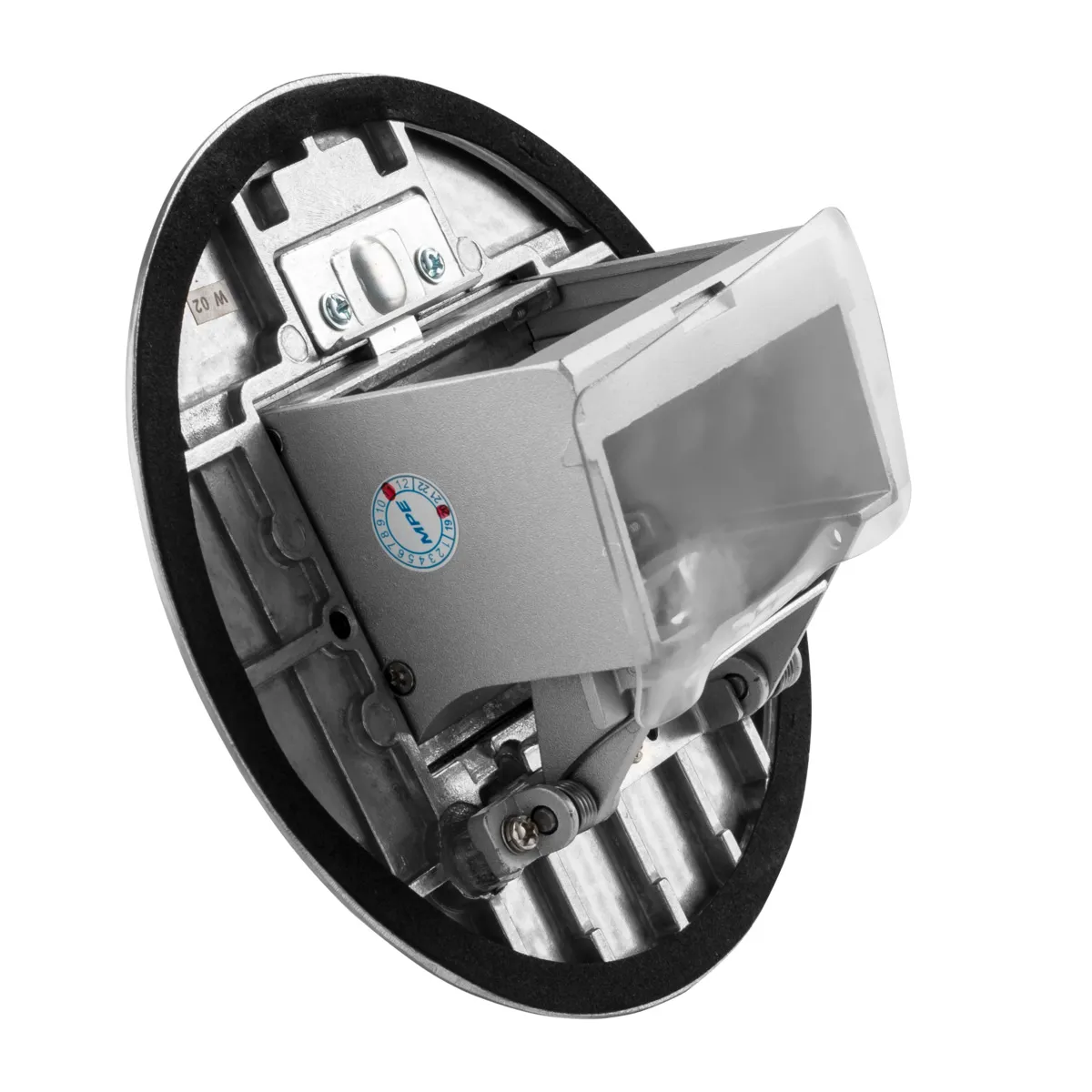 Ổ cắm âm sàn MPE FCA-60 kiểu tròn màu xám