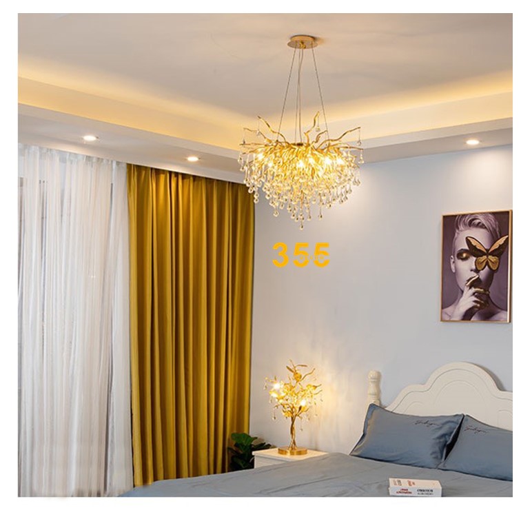 Đèn thả pha lê thả ngang W1000, G9*10