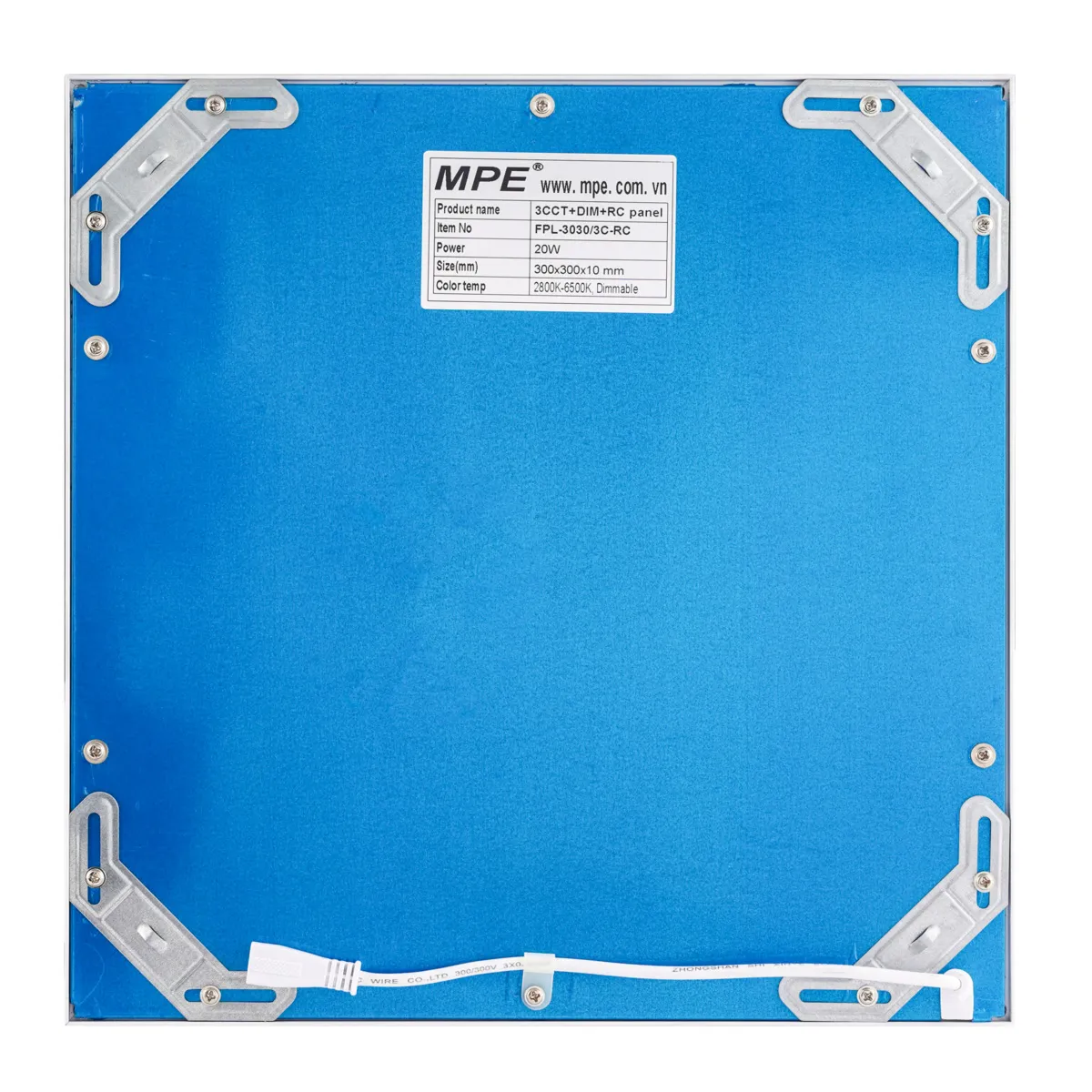 Đèn LED Panel MPE tấm FPL-3030/3C-RC 20W 30*30cm