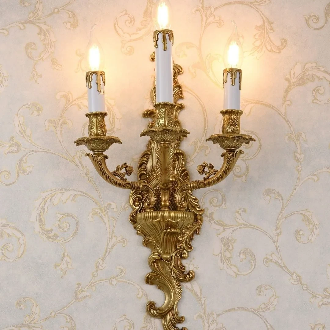 Đèn vách nến đồng 355 DECOR VDC9071