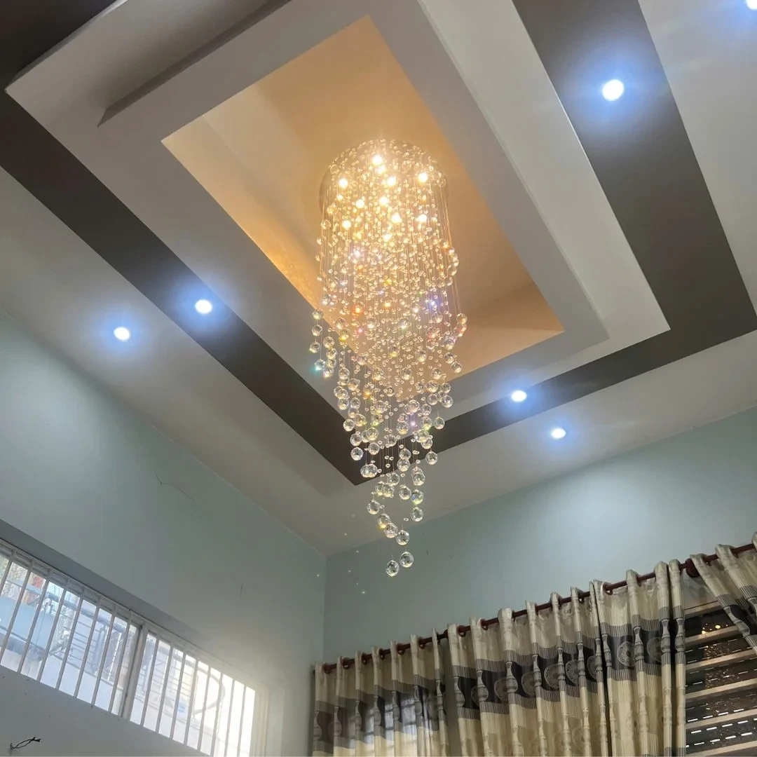 Đèn thả pha lê 355 DECOR TPL205 Ø600*H2000