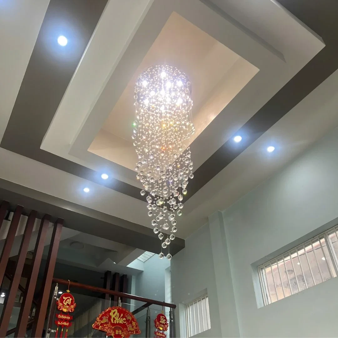 Đèn thả pha lê 355 DECOR TPL205 Ø600*H2000