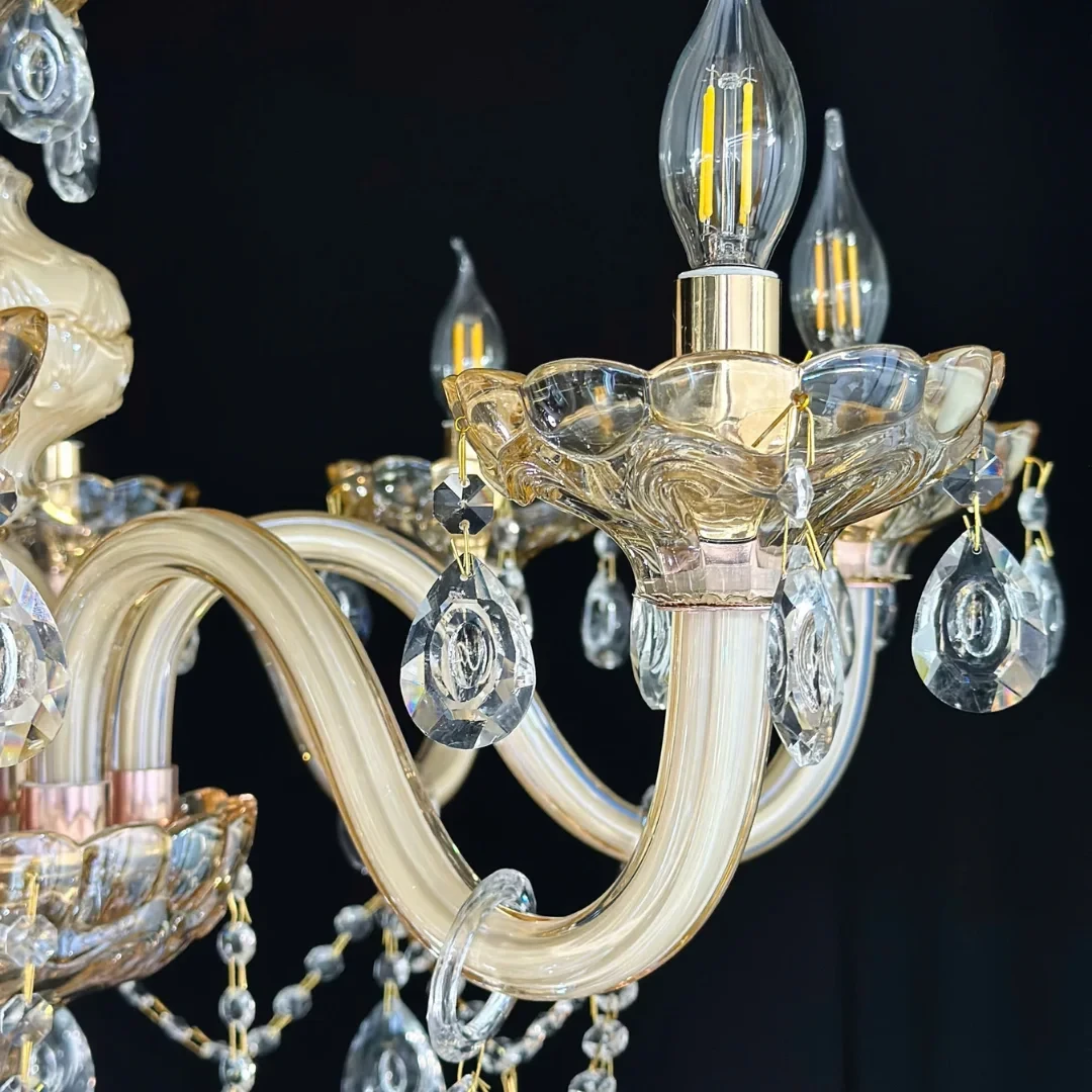 Đèn Chùm Nến Ø750*H600, E14*8