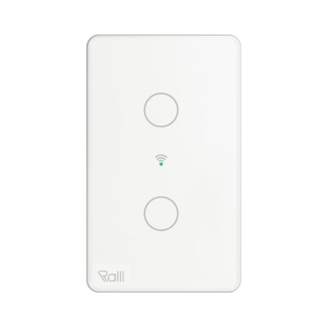 Công tắc cảm ứng Rạng Đông CTCU.WF CN.02T.2W.SP MN 2 nút bấm