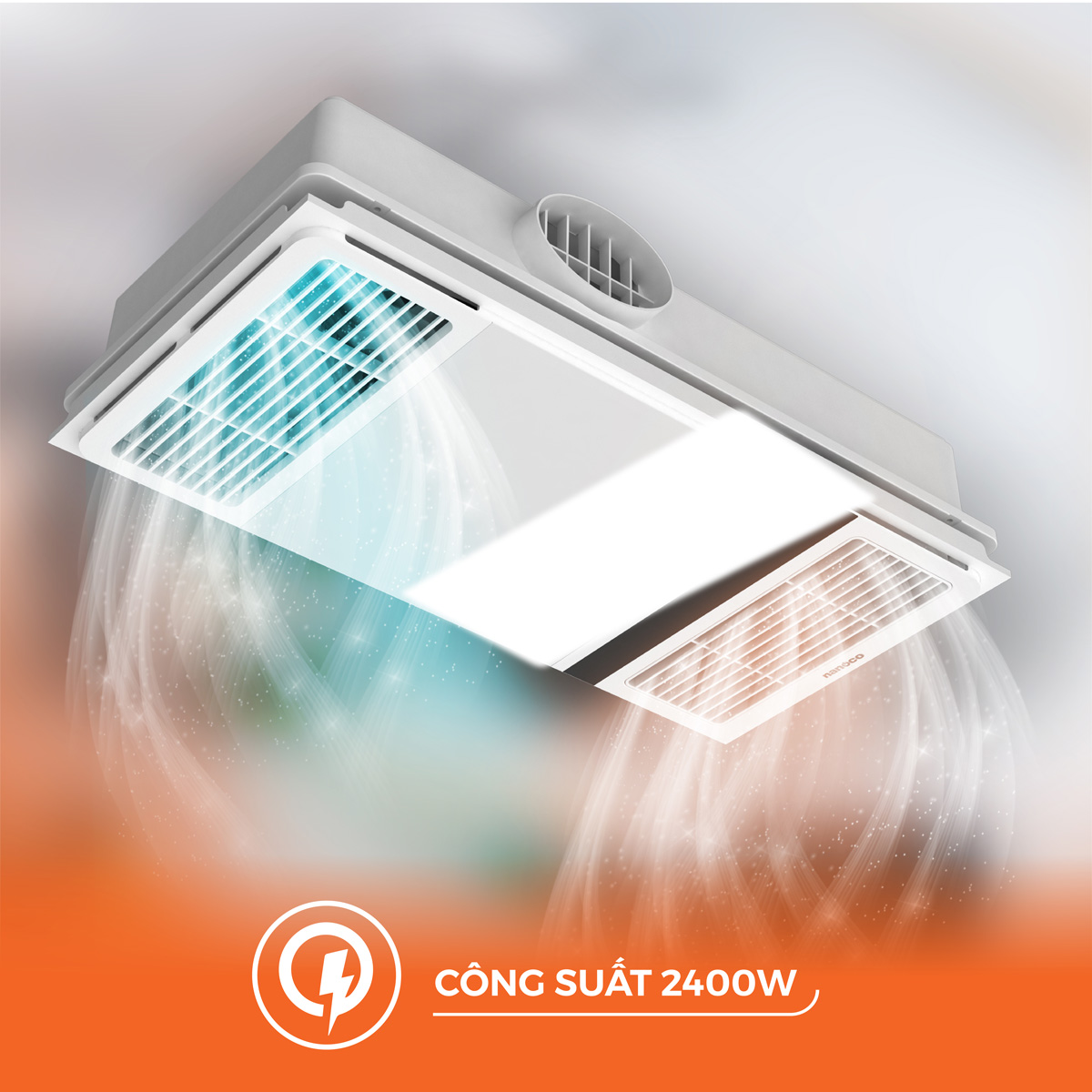 Quạt hút sưởi Nanoco NBD2560