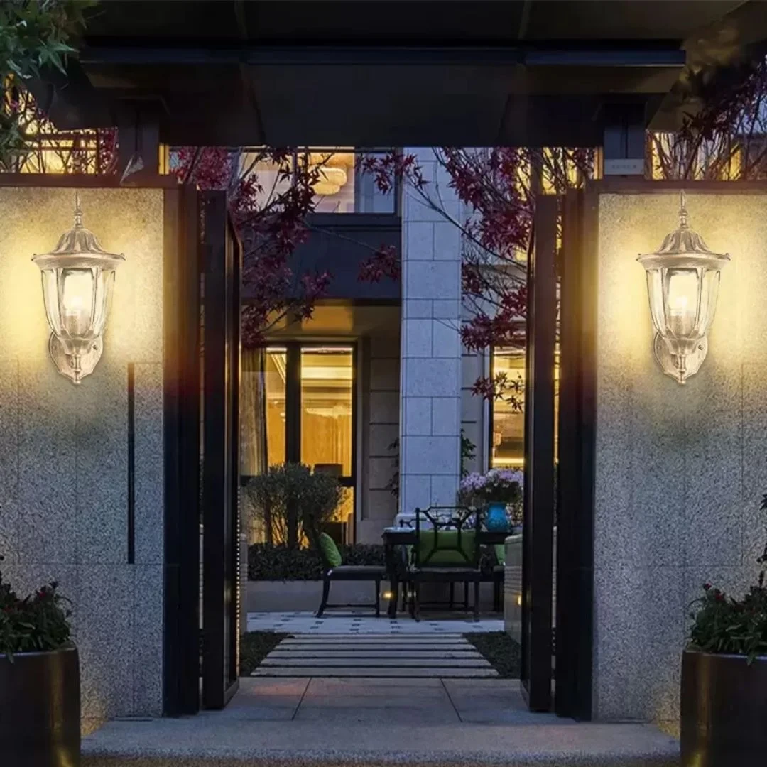 Đèn vách ngoài trời W195*H315*L160, E27*1