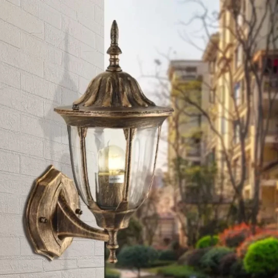 Đèn vách ngoài trời W195*H315*L160, E27*1