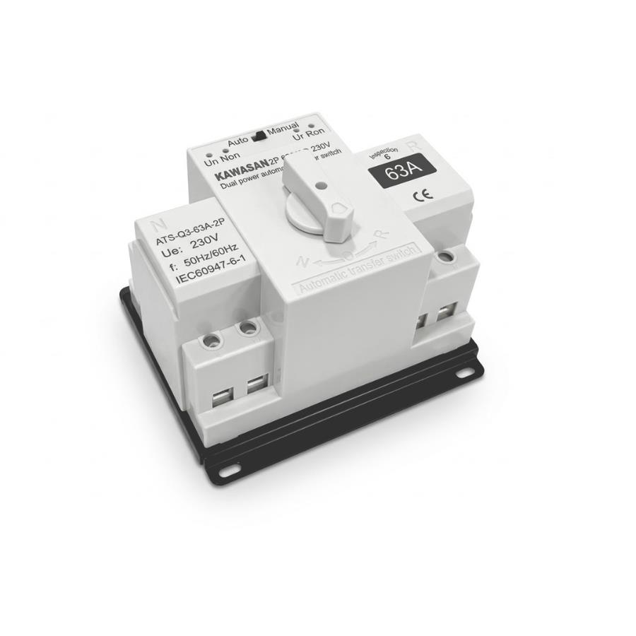 Bộ chuyển nguồn tự động ATS 1 pha Kawasan Q3-63A-2P