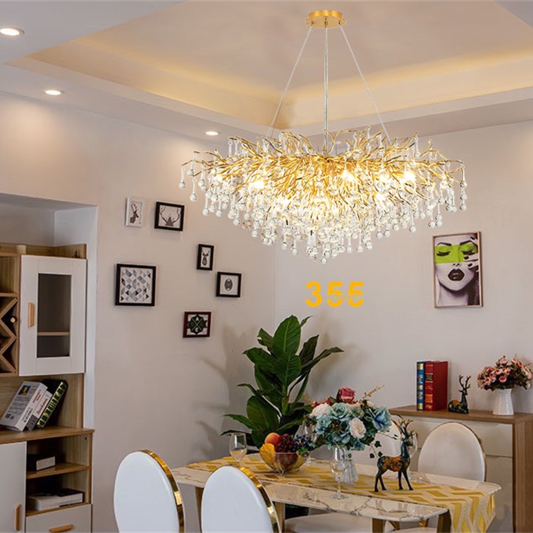 Đèn thả pha lê thả tròn TPL05