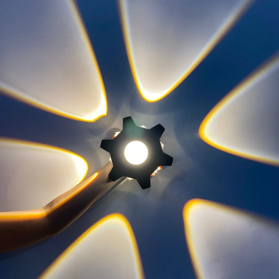 Đèn vách ngoài trời Ø210*W60 - LED 3000K - 8W