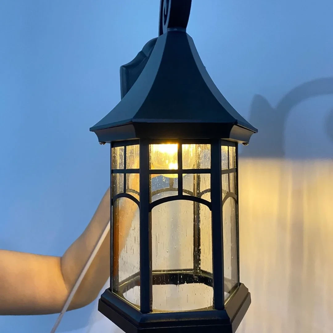 Đèn vách ngoài trời W180*L195*H360 - E27*1