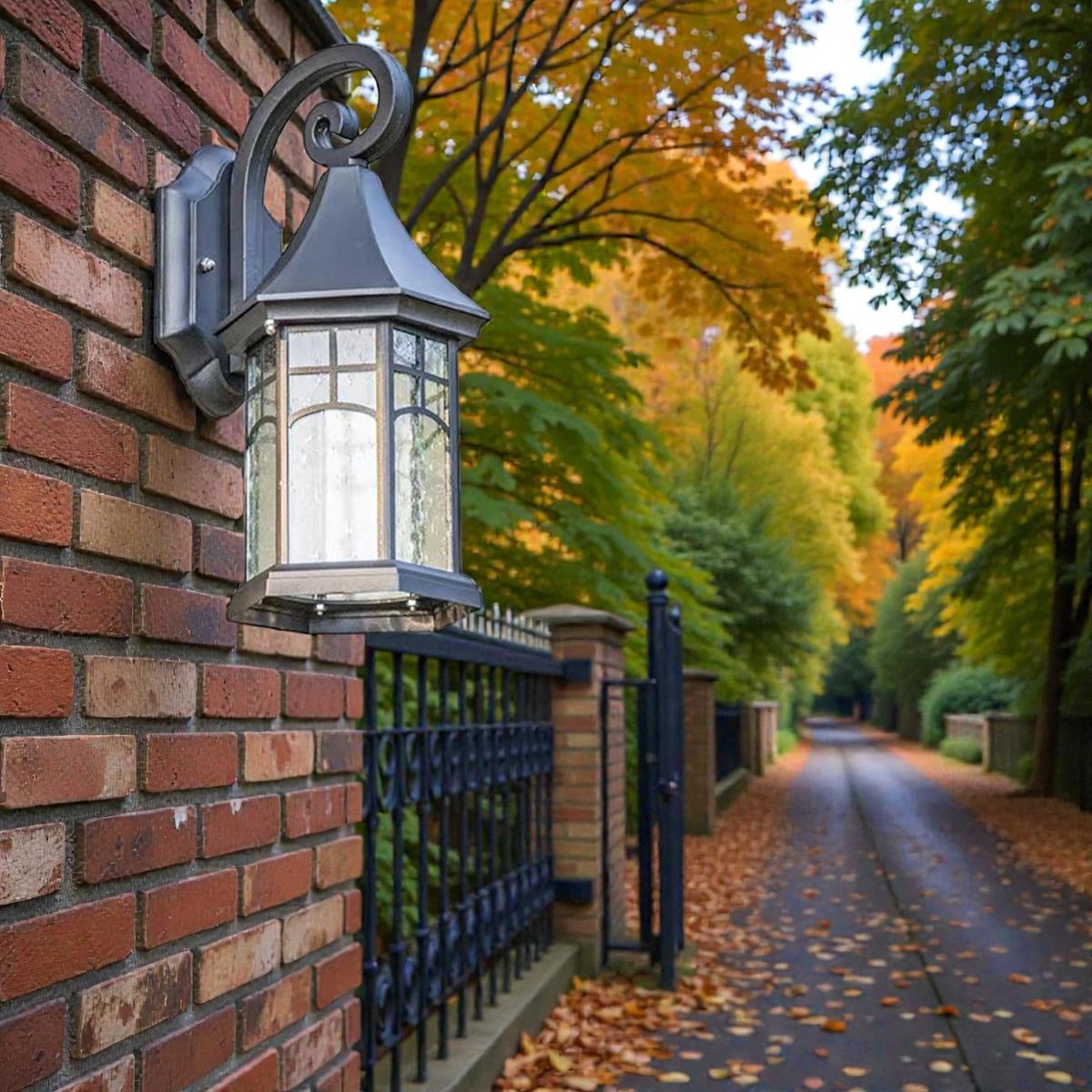 Đèn vách ngoài trời W180*L195*H360 - E27*1