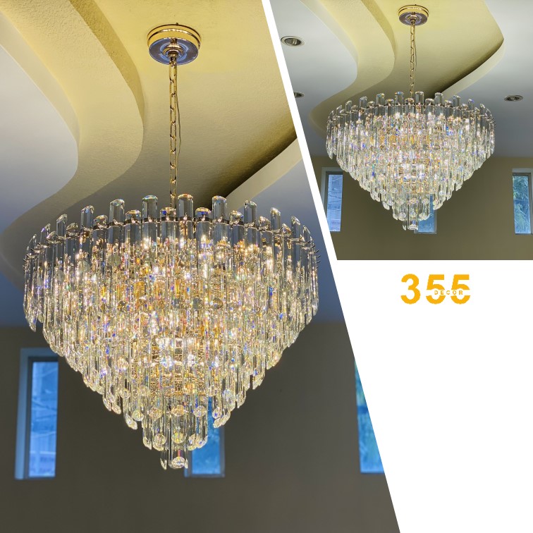 Đèn thả pha lê TPL8188T800