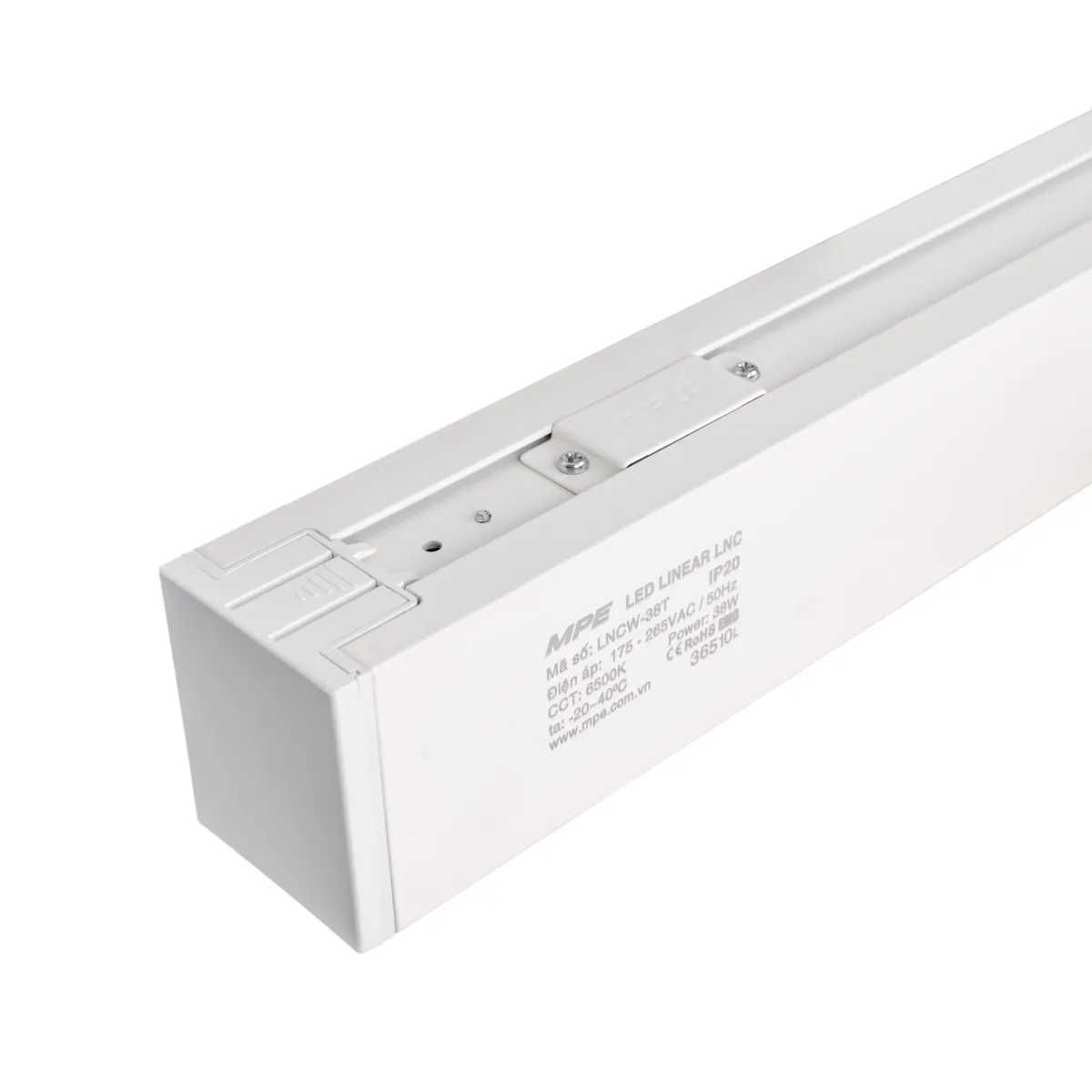 Đèn led linear MPE LNCW 38W màu trắng