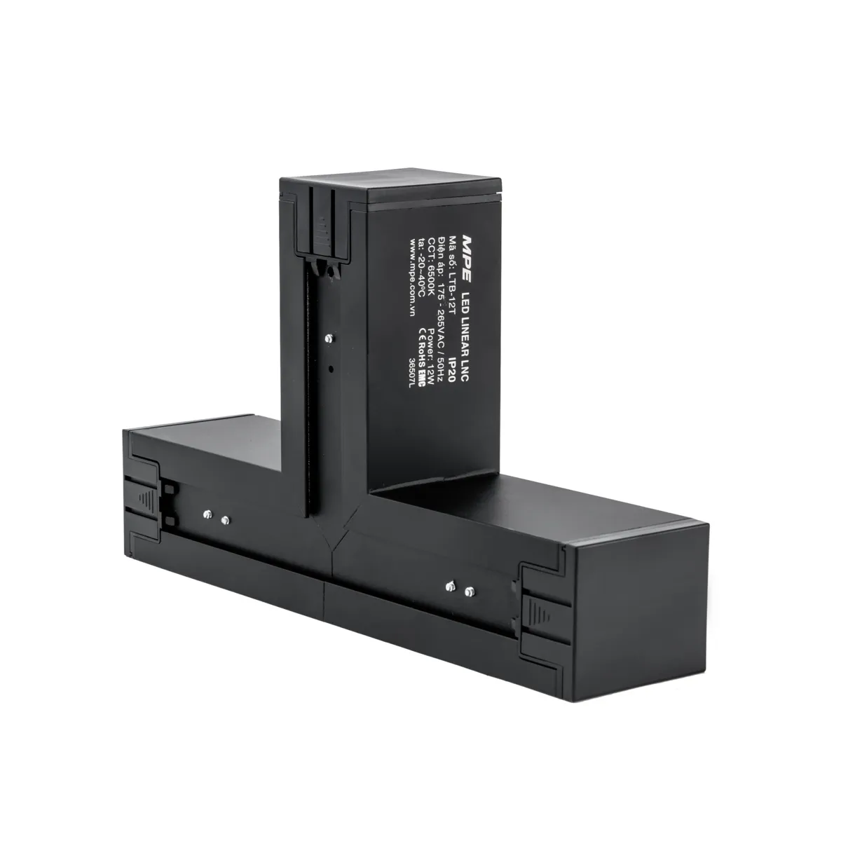 Thanh nối MPE có đèn LTB-12T đen
