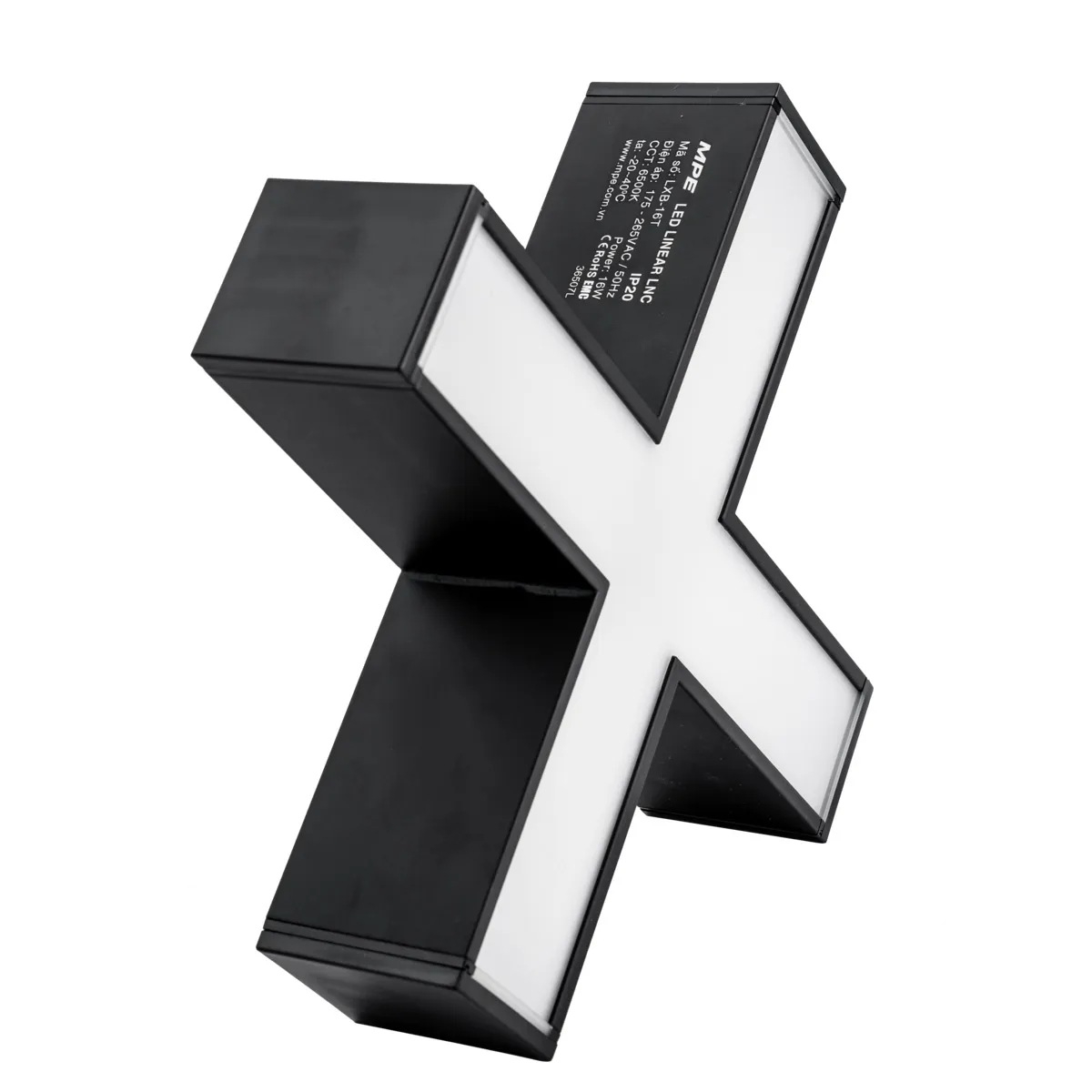 Thanh nối MPE có đèn LXB-16T đen