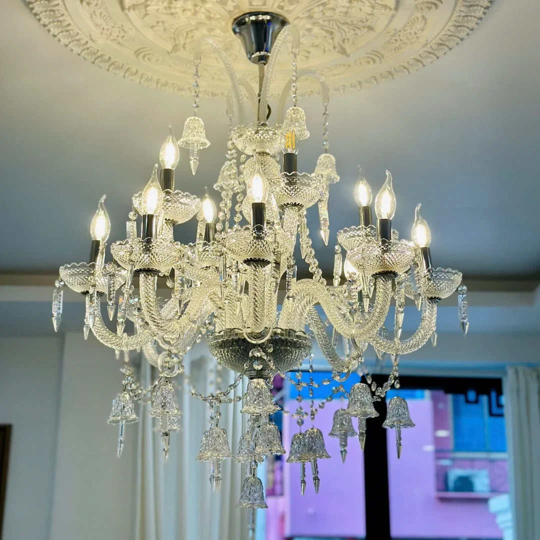 Đèn Chùm Ø750*H720, E14*(8+4)