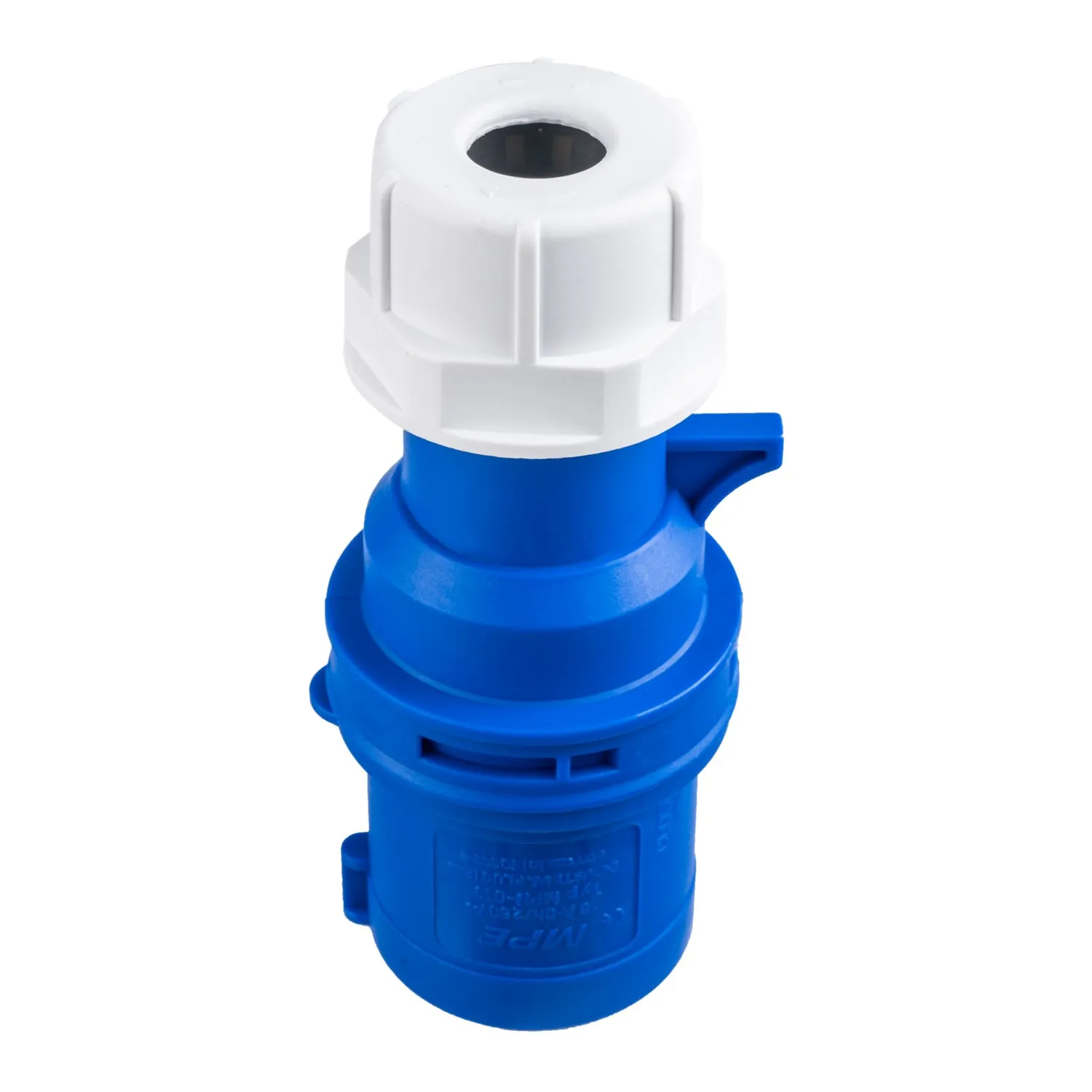 Phích cắm công nghiệp 3 pha MPE loại di động có kẹp giữ dây IP44