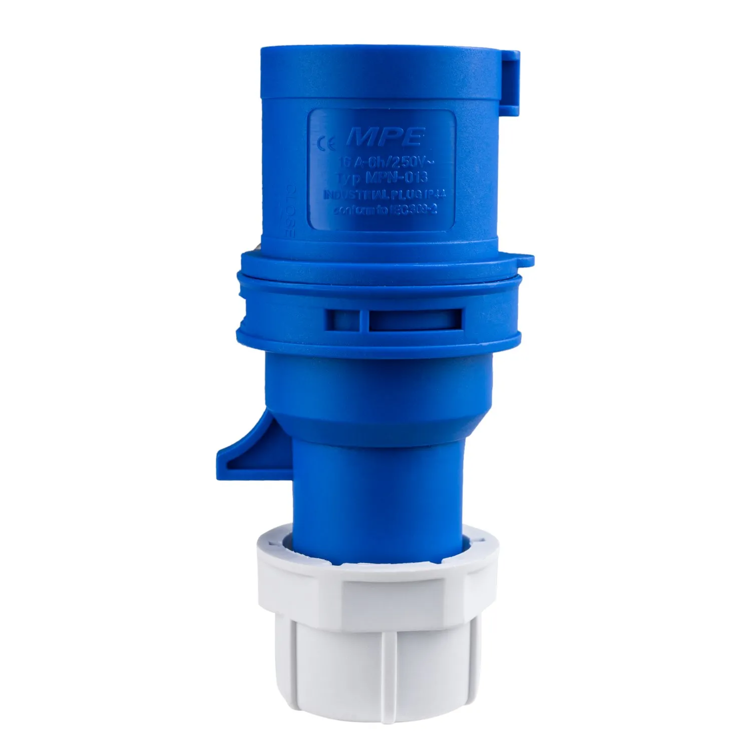 Phích cắm công nghiệp 3 pha MPE loại di động có kẹp giữ dây IP44