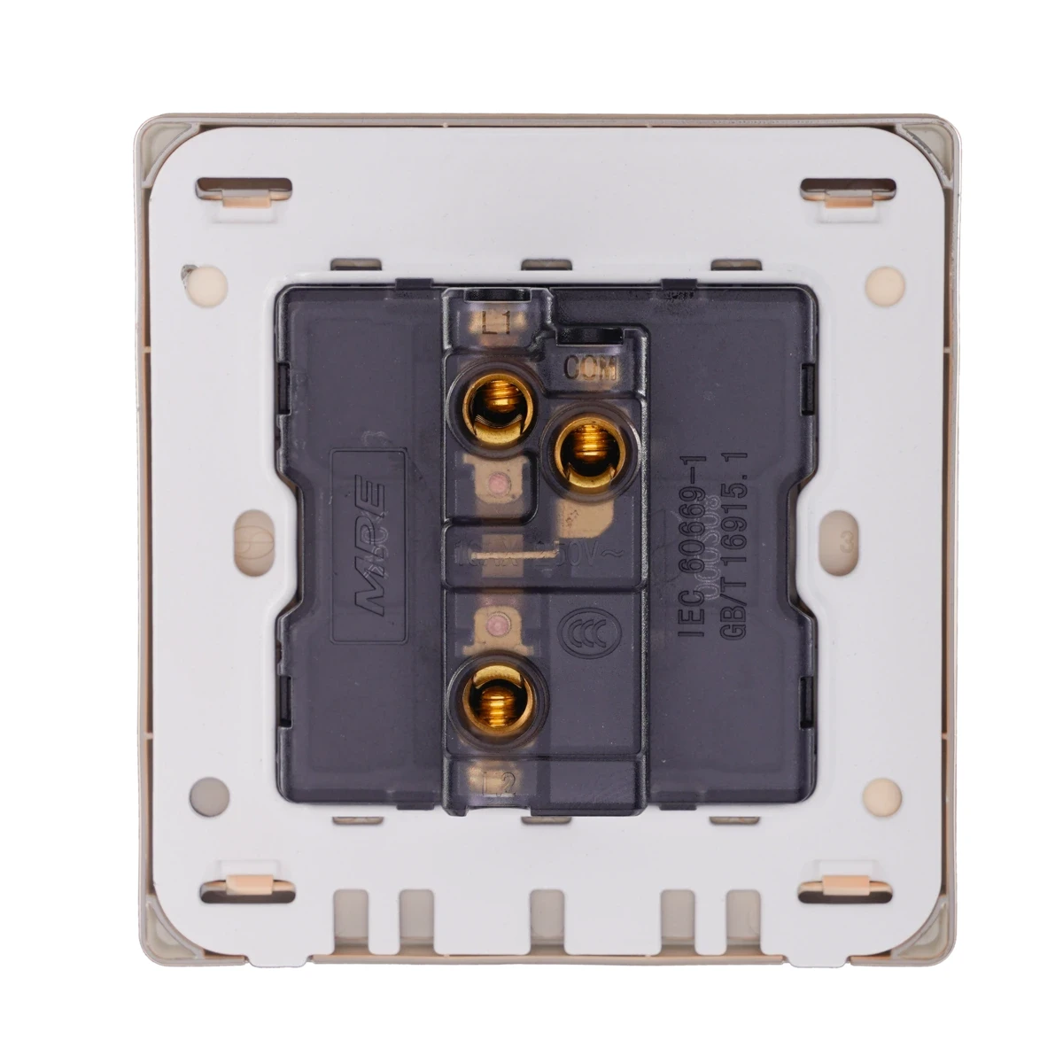 Mặt 1 công tắc 2 chiều MPE 16A - 250V KT:86*89mm S701M