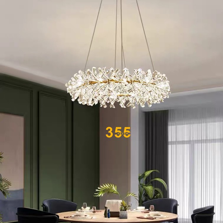 Đèn thả pha lê 355 decor TPL10T800