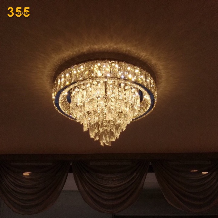 Đèn ốp trần pha lê OTPL6384TRÒN