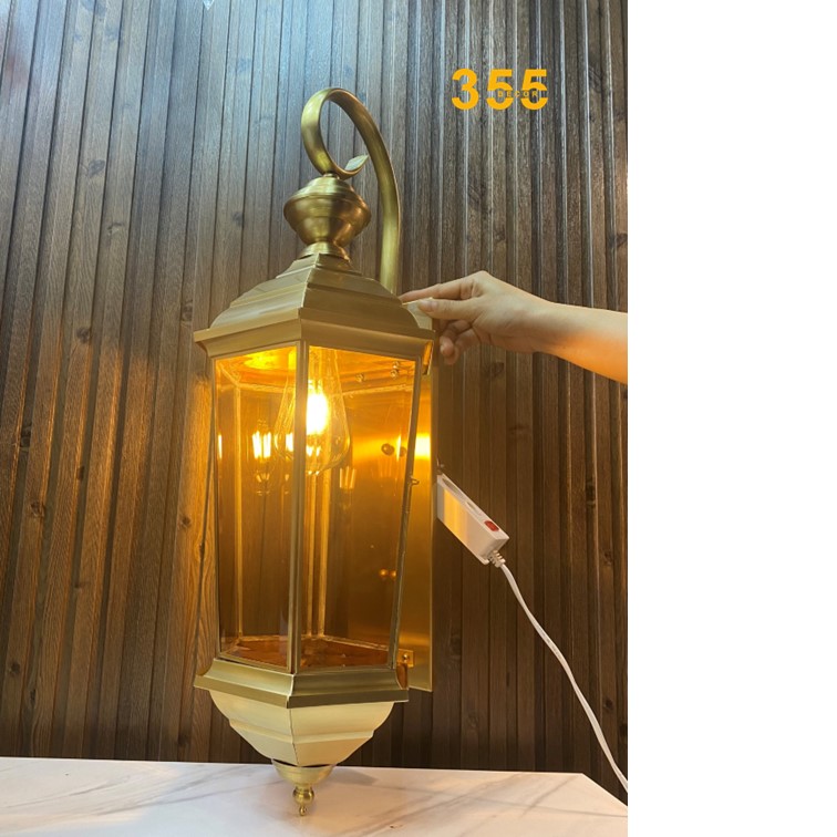 Đèn vách đồng W250*H670 - E27*1