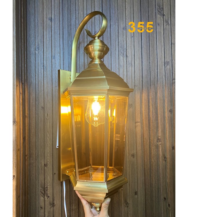 Đèn vách đồng W250*H670 - E27*1