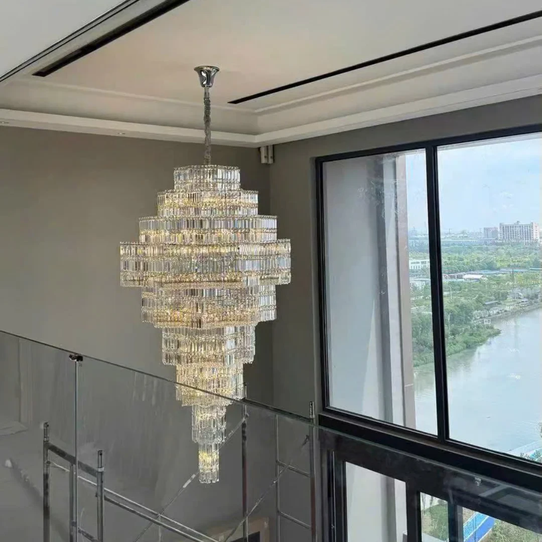 Đèn thả Pha Lê 355 Decor TPL34 Ø1000*H1800-E14*30