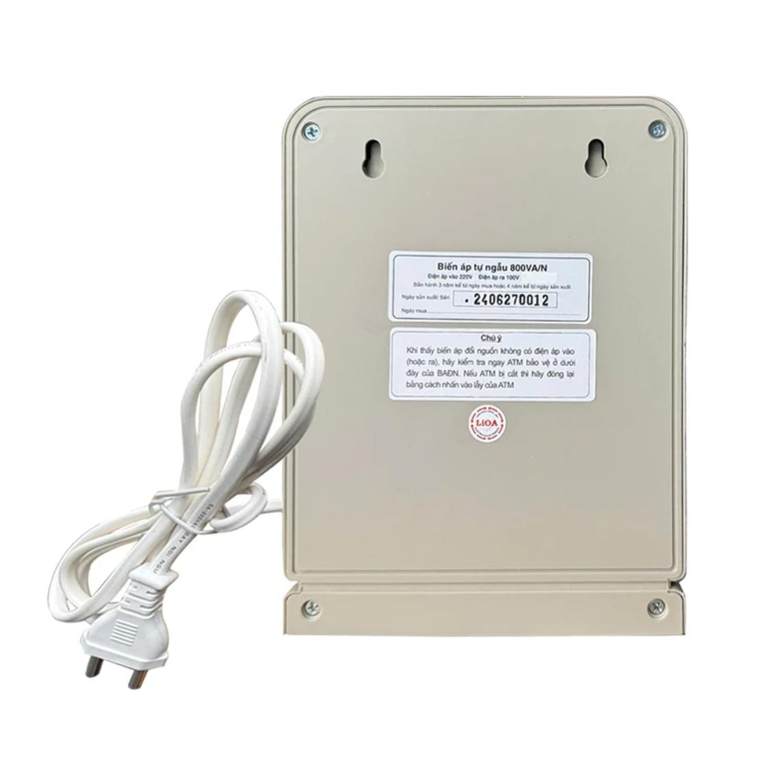 Biến áp thế hệ mới đổi nguồn hạ áp 1 pha LiOA (Loại đặt biệt)