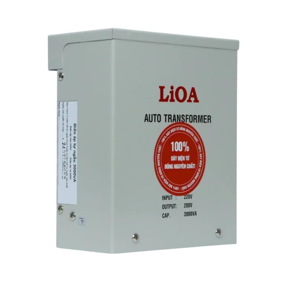 Biến áp đổi nguồn hạ áp 1 pha LiOA vỏ kim loại (Loại đặc biệt)