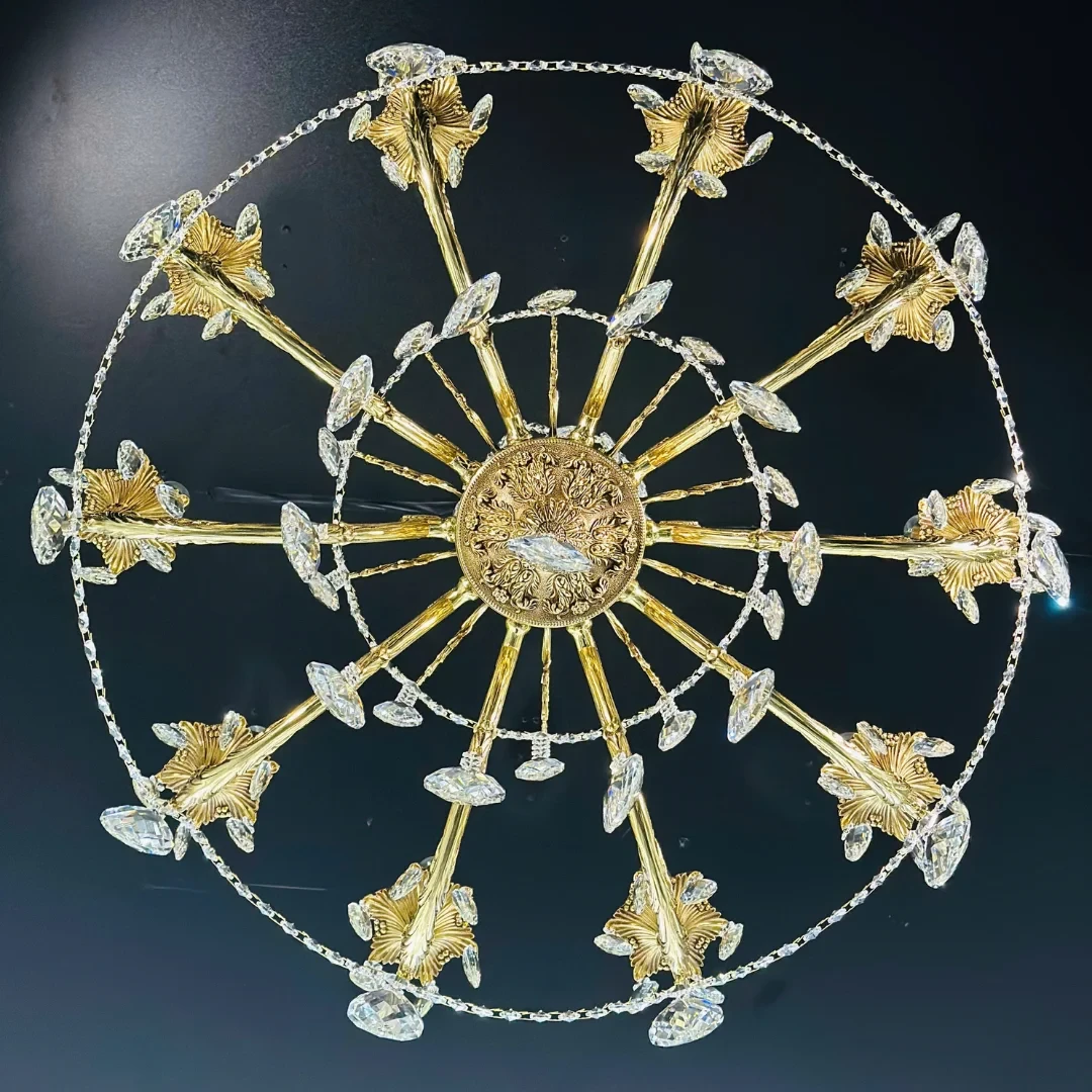 Đèn Chùm Đồng Nến 355 DECOR DCD2301