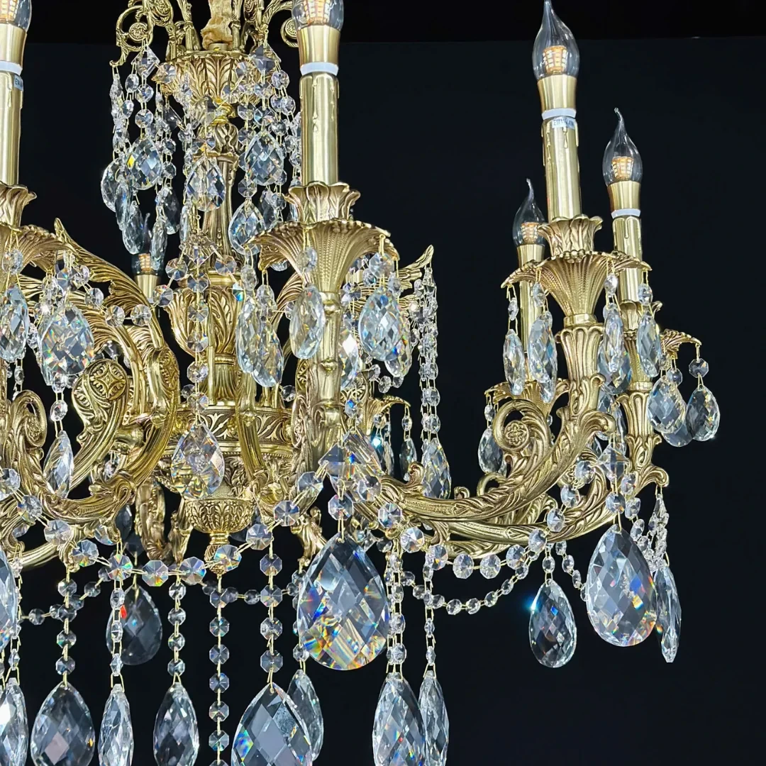 Đèn Chùm Đồng Nến 355 DECOR DCD2301