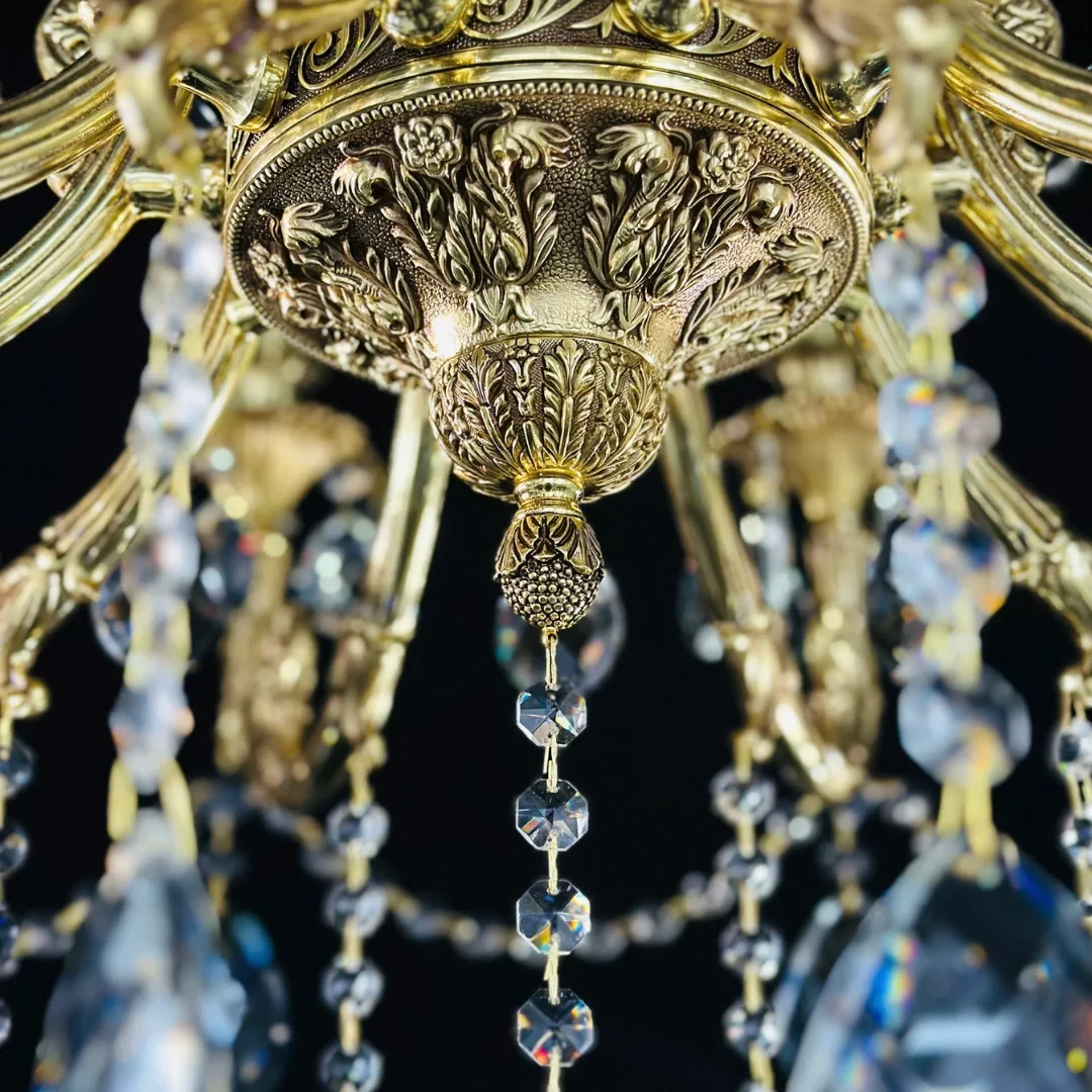 Đèn Chùm Đồng Nến 355 DECOR DCD2301