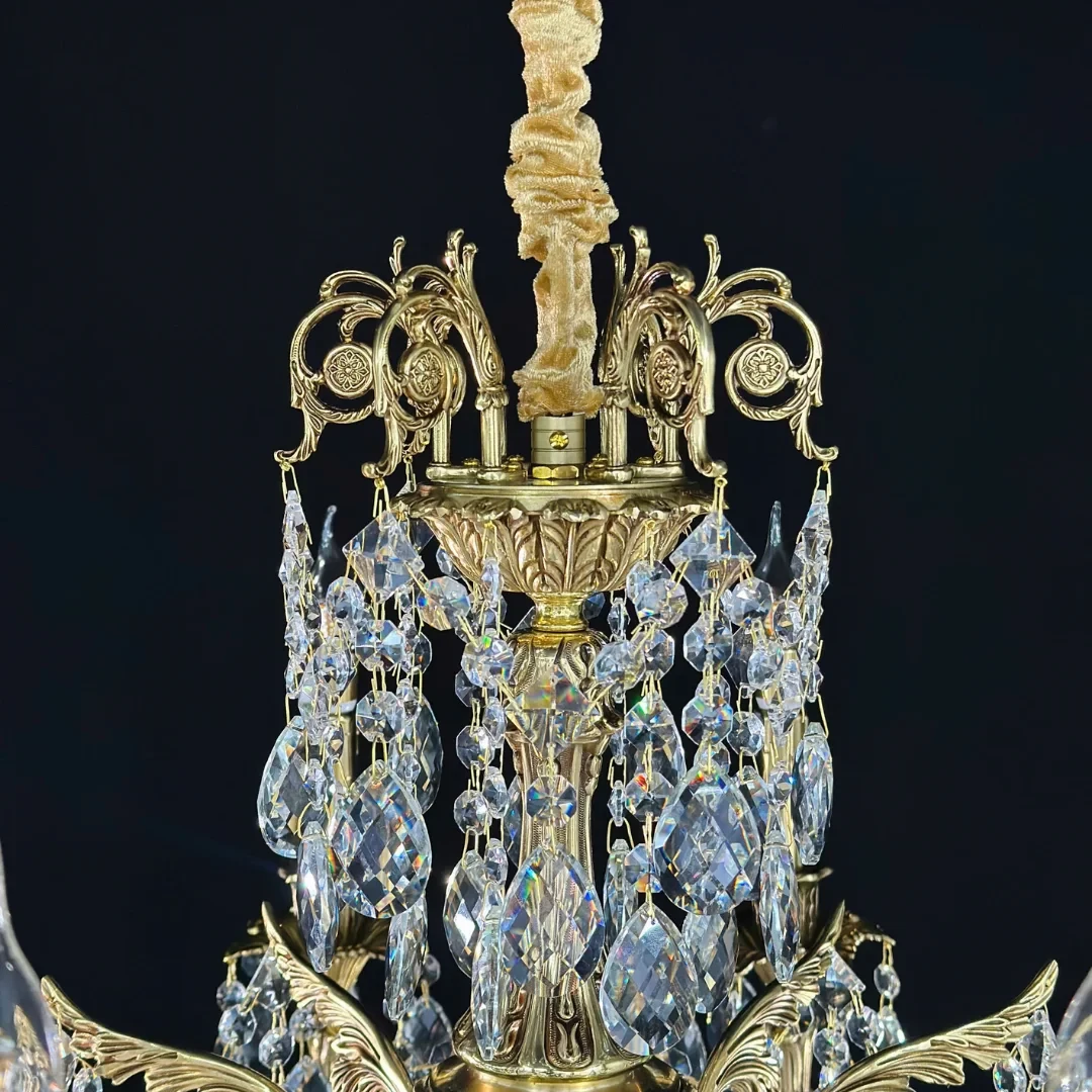 Đèn Chùm Đồng Nến 355 DECOR DCD2301